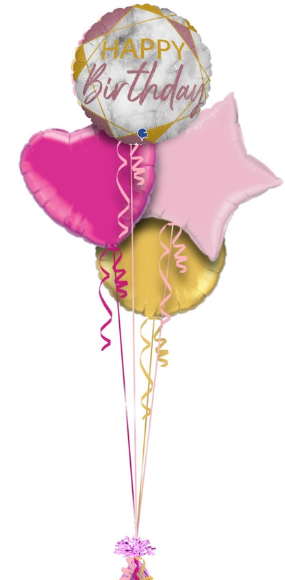 Birthday Pink & Gold