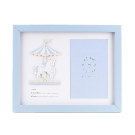 Baby Boy Frame with Data - A & M News and Gifts