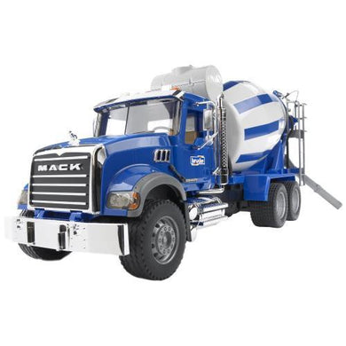 Bruder Mack Granite Cement Mixer 1:16 02814 - A & M News and Gifts