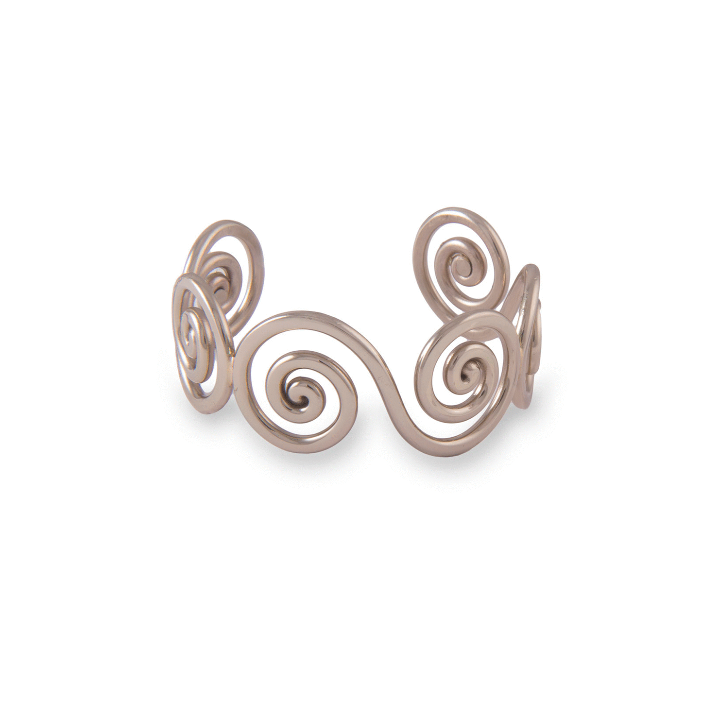 Celtic Spiral Silver Bangle - A & M News and Gifts