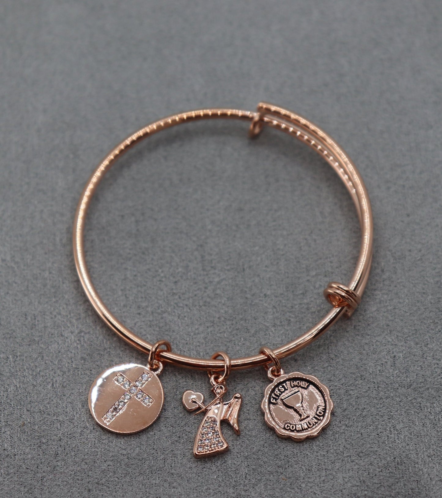 Communion Bangle Rose Gold - A & M News and Gifts