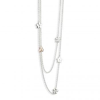 Jean Butler Sterling silver double Chain