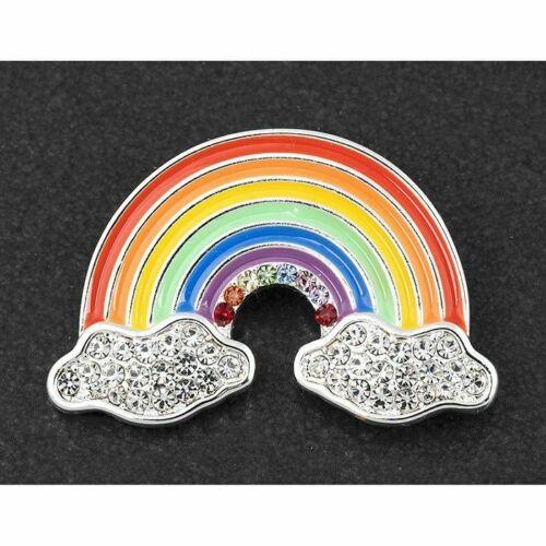 Equilibrium Pin - Colourful Rainbow and Clouds - A & M News and Gifts