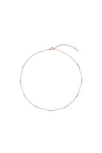 Load image into Gallery viewer, Faye Mini Faceted Bow Necklace Rose Finish - A &amp; M News and Gifts
