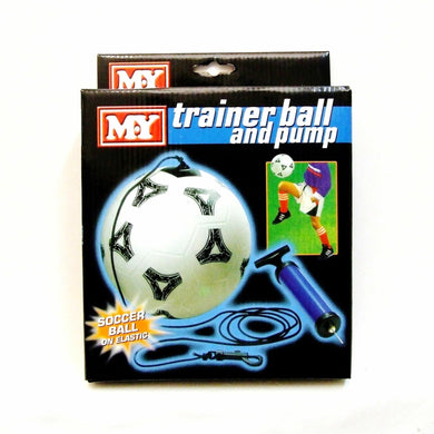 FOOTBALL TRAINER BALL ON A LEAD WITH PUMP - A & M News and Gifts