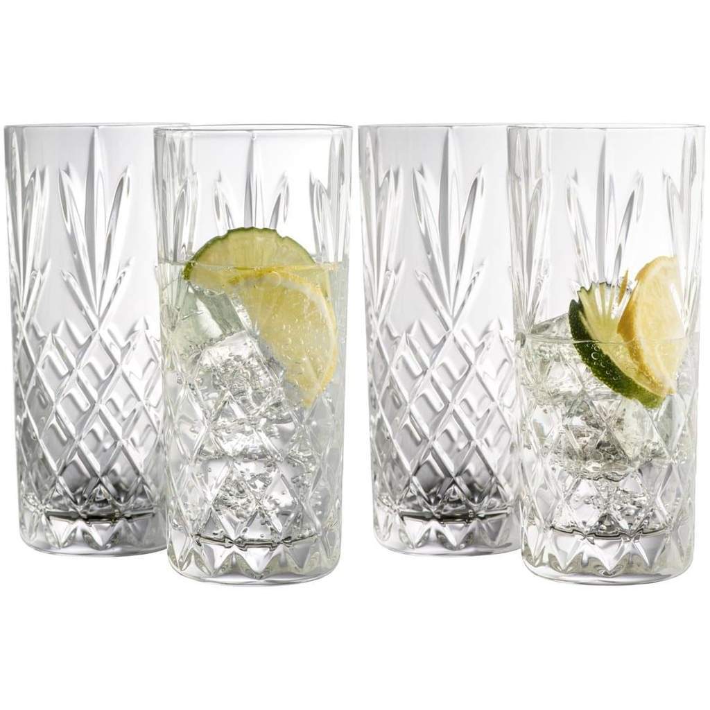 Galway Crystal RENMORE HI-BALL SET OF 4 - A & M News and Gifts