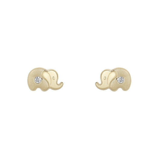 GOLD ELEPHANT KIDS STUD EARRINGS - A & M News and Gifts
