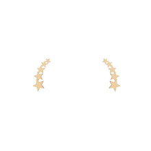 Load image into Gallery viewer, GOLD SHOOTING STAR CLIMBER EARRINGS - A &amp; M News and Gifts
