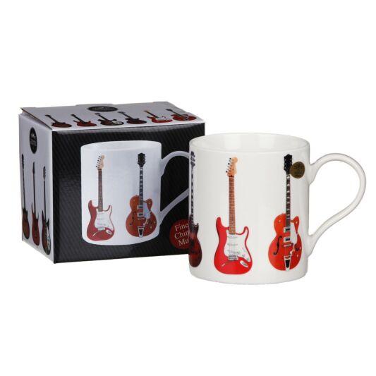 Guitars Fine China Mug - A & M News and Gifts