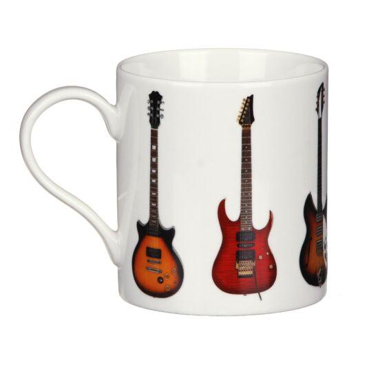 Guitars Fine China Mug - A & M News and Gifts