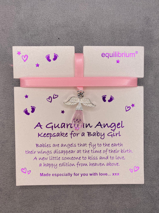 Guardian Angel  Keepsake Baby Girl