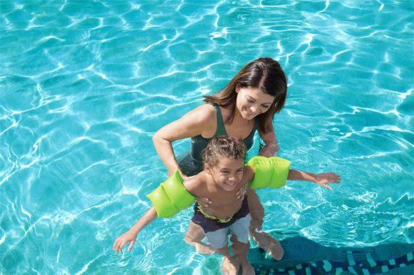 Inflatable Arm Floats - Light Green - A & M News and Gifts