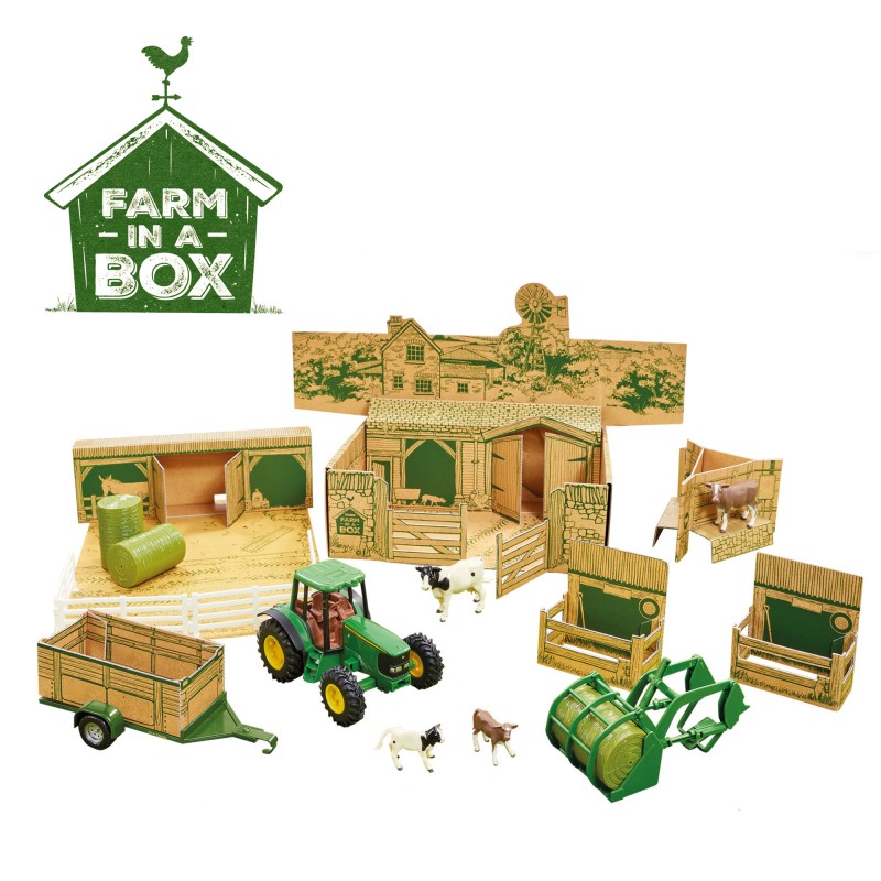 John Deere Farm in a Box Playset