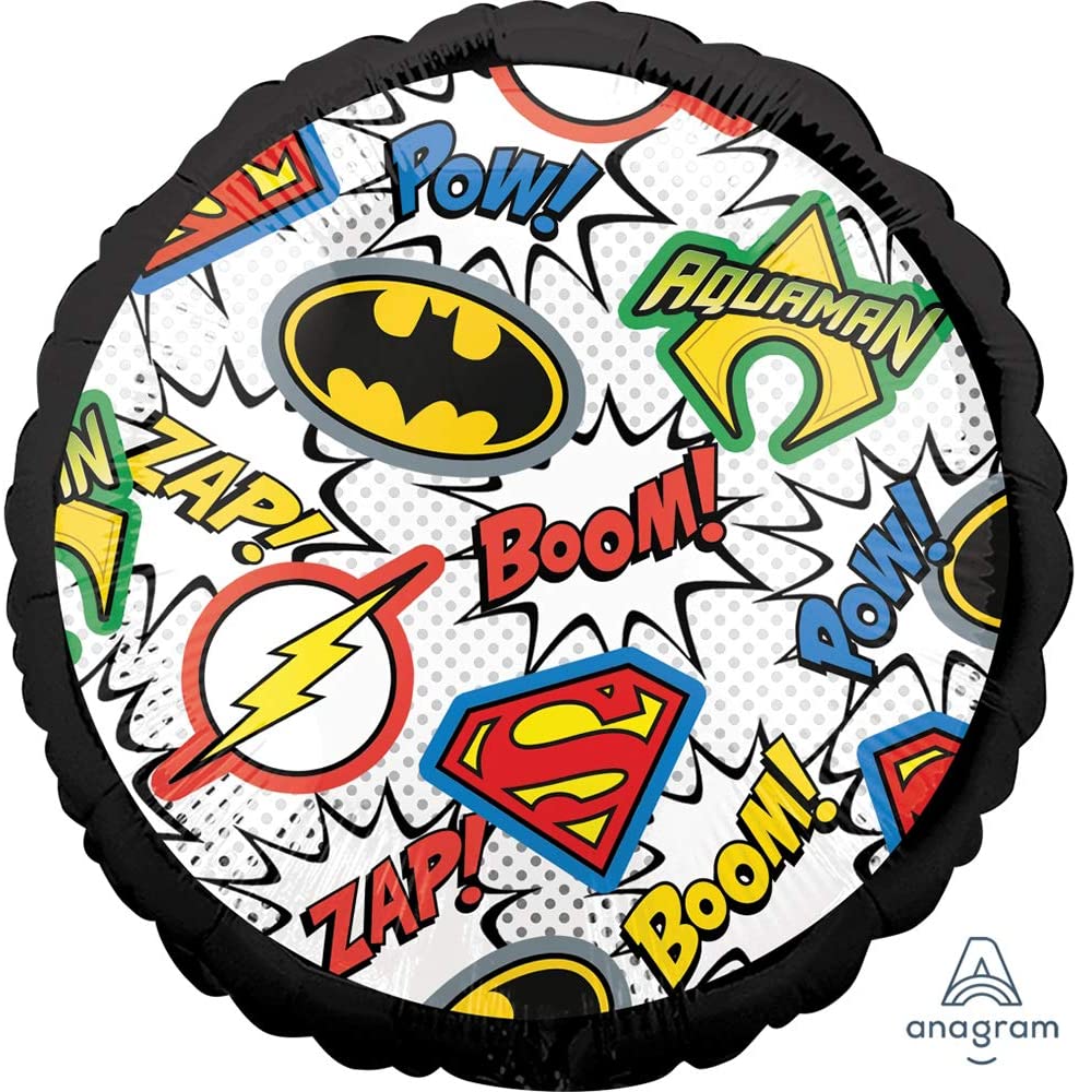 JUSTICE LEAGUE Foil Balloon 18" - A & M News and Gifts
