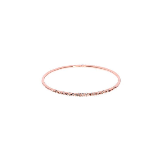 KAREN MILLEN CRYSTAL SPRINKLE ROSE GOLD BANGLE - A & M News and Gifts