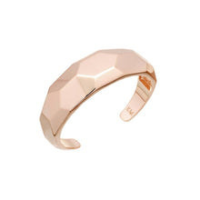 Load image into Gallery viewer, KAREN MILLEN FACET ROSE GOLD CUFF - A &amp; M News and Gifts
