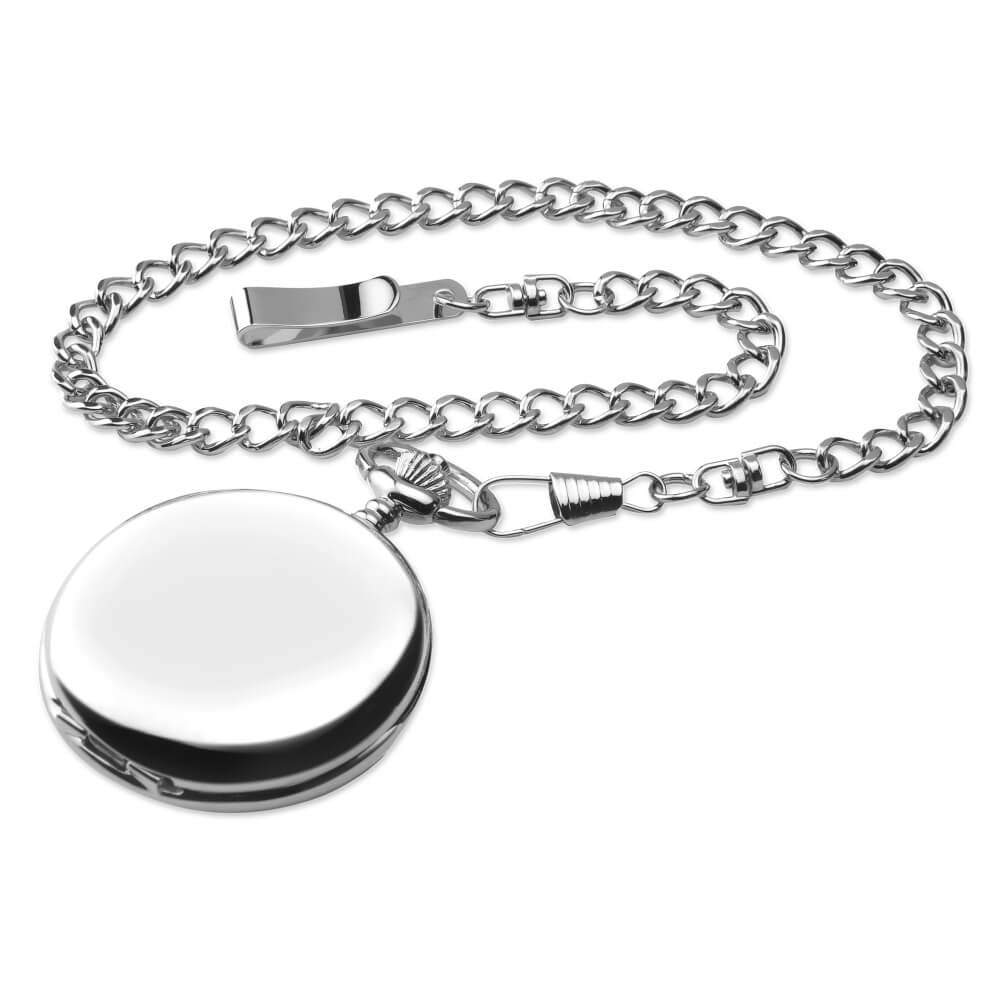 Limit Gents Full Hunter Silver Tone Pocket Watch - A & M News and Gifts