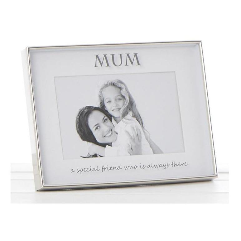MIRROR SENTIMENT PHOTO FRAME - MUM 6" X 4" - A & M News and Gifts