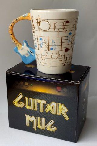 Musical Score Guitar Novelty Mug - A & M News and Gifts