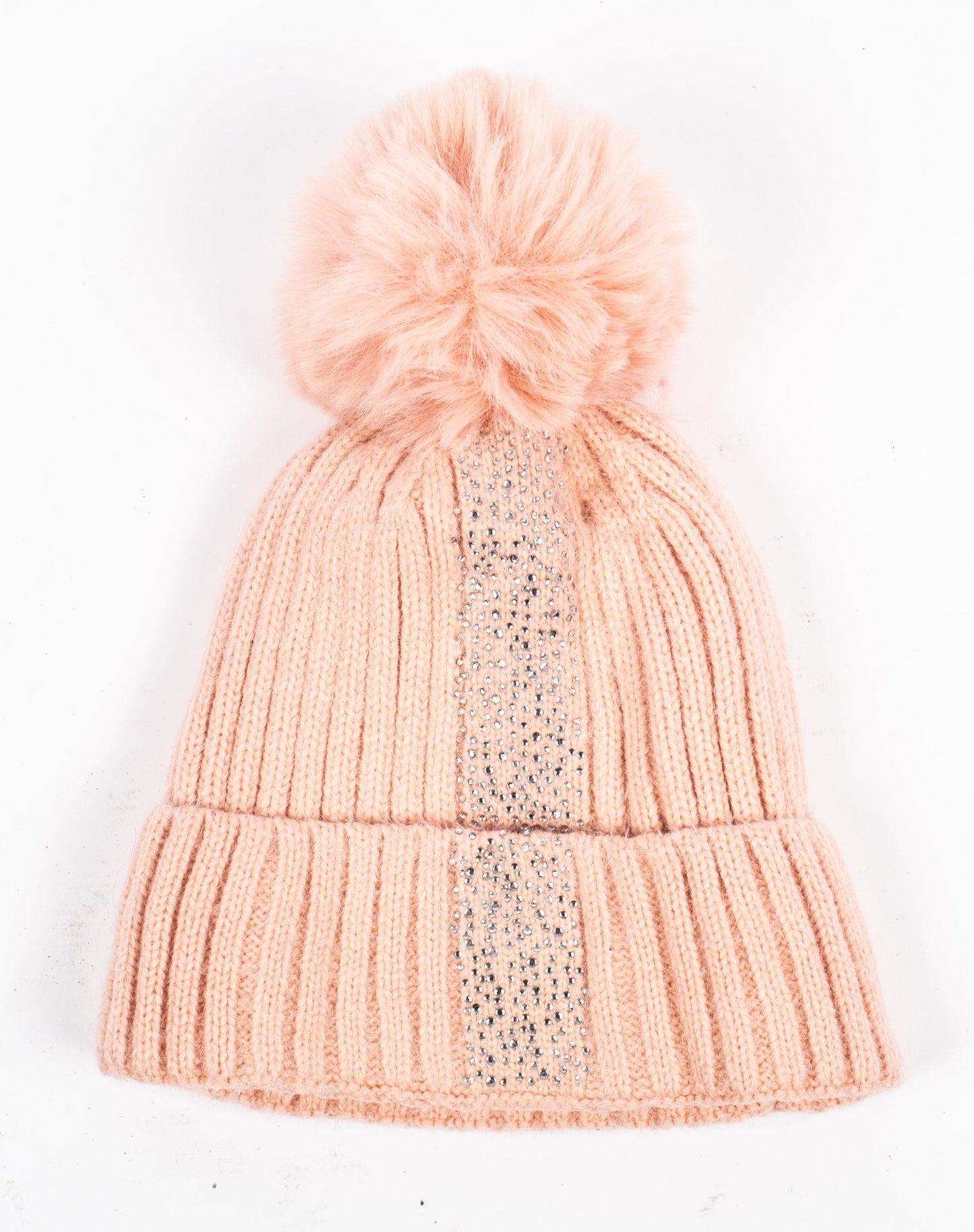 Pomp Hat Pink Diamante - A & M News and Gifts