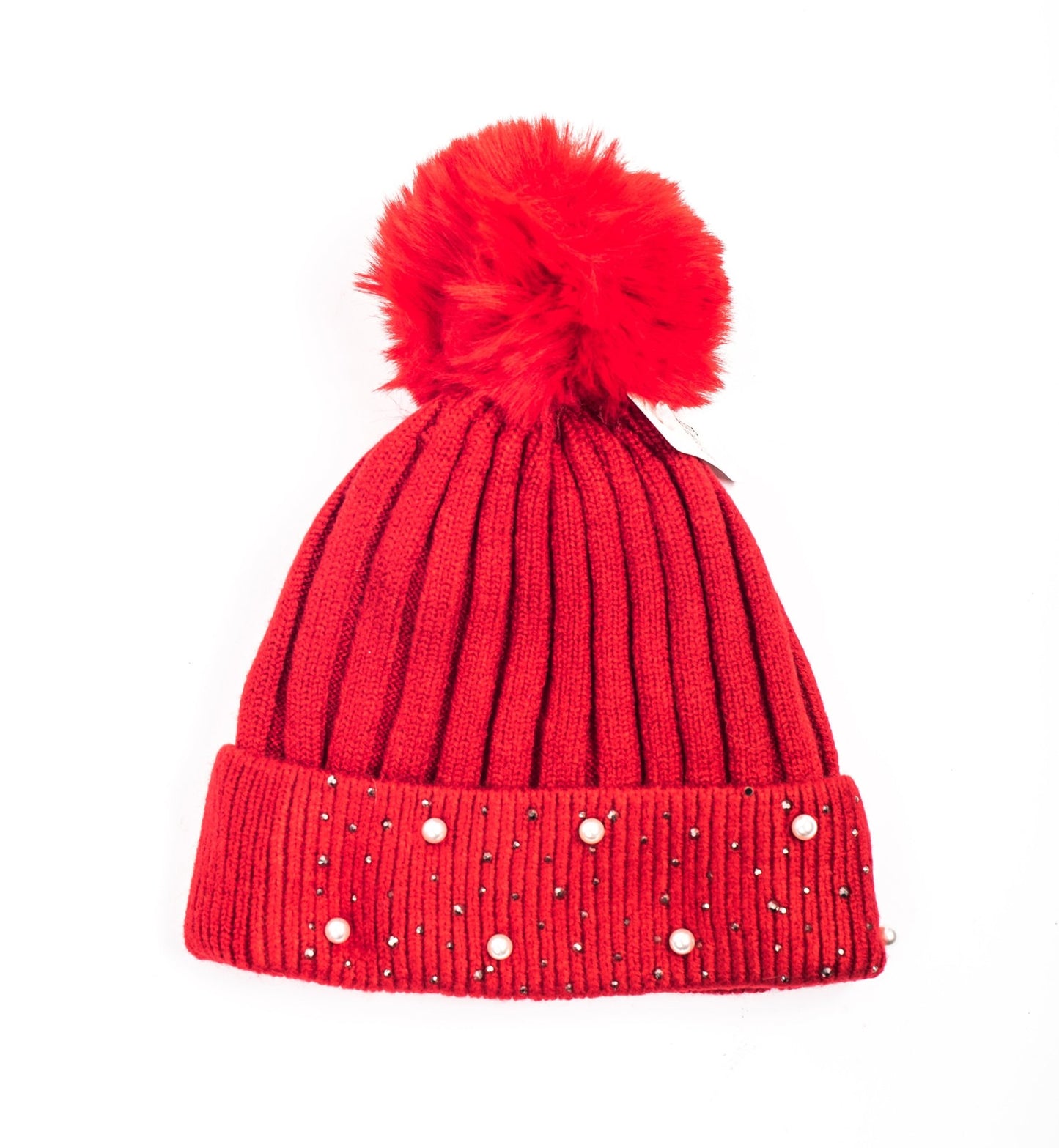 Pomp Hat Red Pearl - A & M News and Gifts