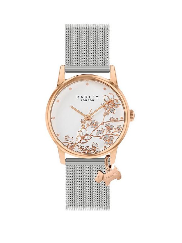 Radley Ladies Silver Mesh Strap Watch RY4399 - A & M News and Gifts