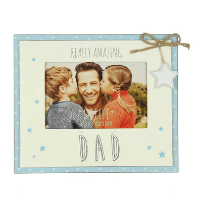 Really Amazing Dad Sentiment Wooden Photo Frame - A & M News and Gifts