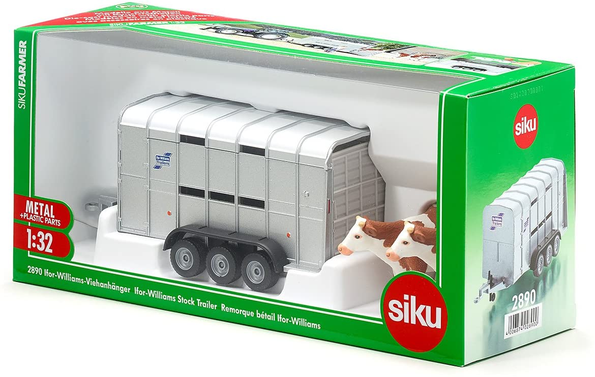 SIKU 1:32 Ifor-Williams Stock Trailer - A & M News and Gifts