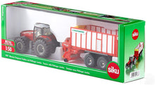 Load image into Gallery viewer, siku 1987 Farmer Massey Ferguson Tractor with Pöttinger Jumbo, Red - A &amp; M News and Gifts
