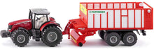 Load image into Gallery viewer, siku 1987 Farmer Massey Ferguson Tractor with Pöttinger Jumbo, Red - A &amp; M News and Gifts
