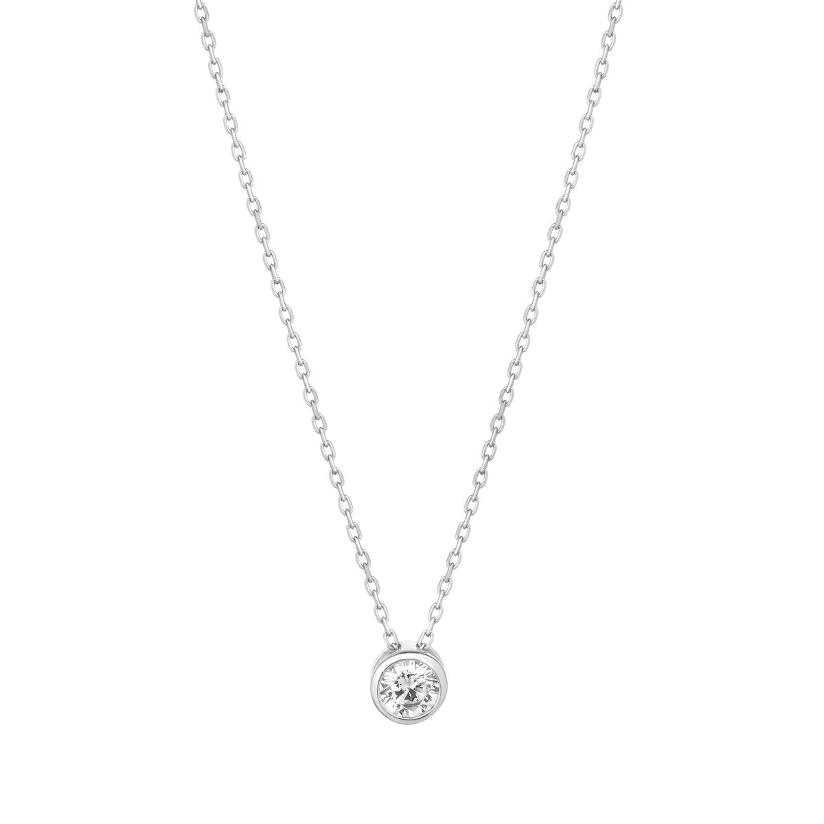 STERLING SILVER AND CUBIC ZIRCONIA PENDANT - A & M News and Gifts