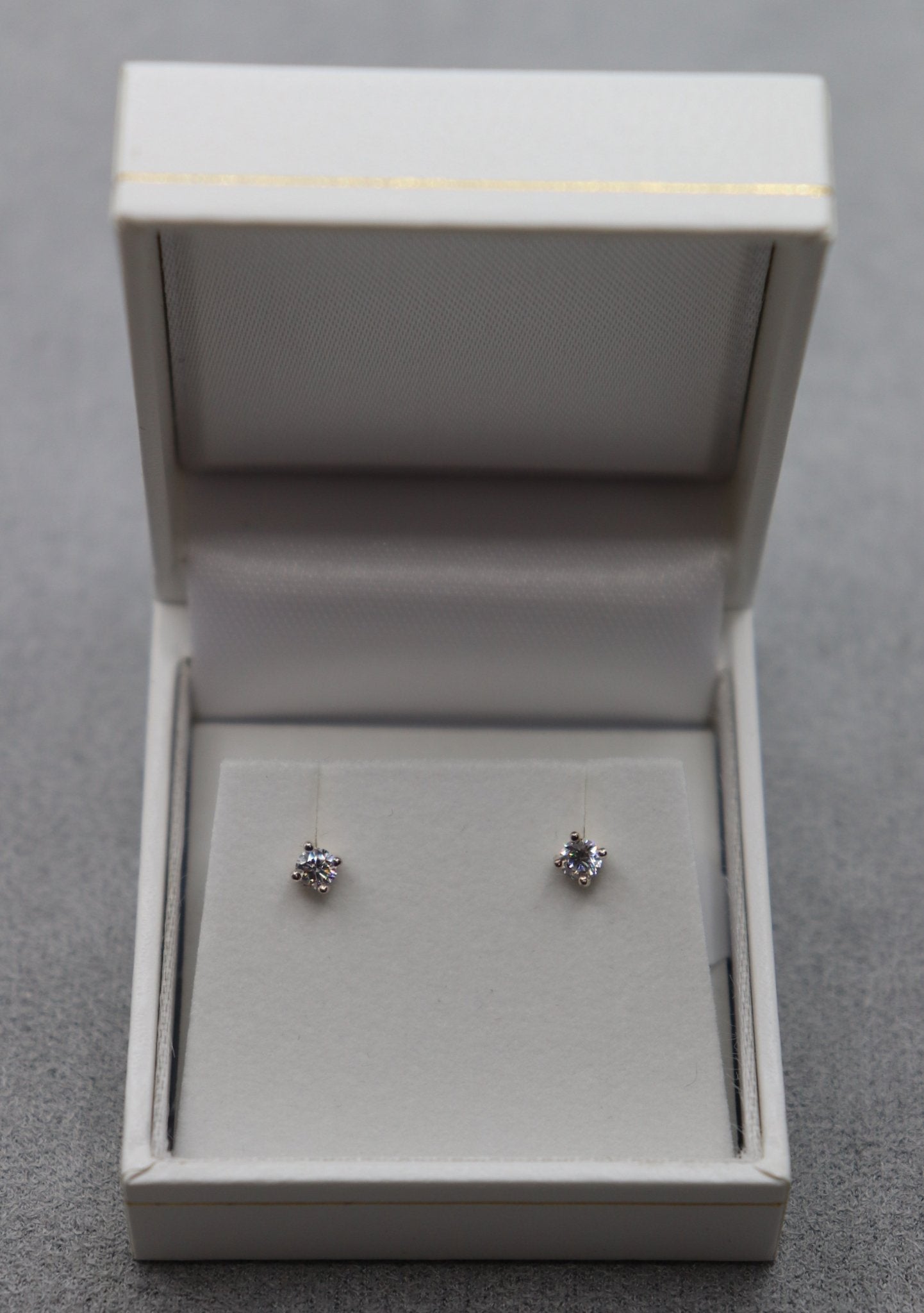 Sterling Silver Cubic Zirconia Stud Earrings - A & M News and Gifts