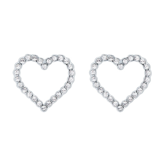 TED BAKER CRYSTAL HEART EARRINGS - A & M News and Gifts
