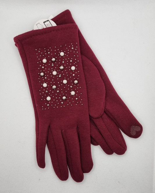 Wine Pearl Gloves - A & M News and Gifts